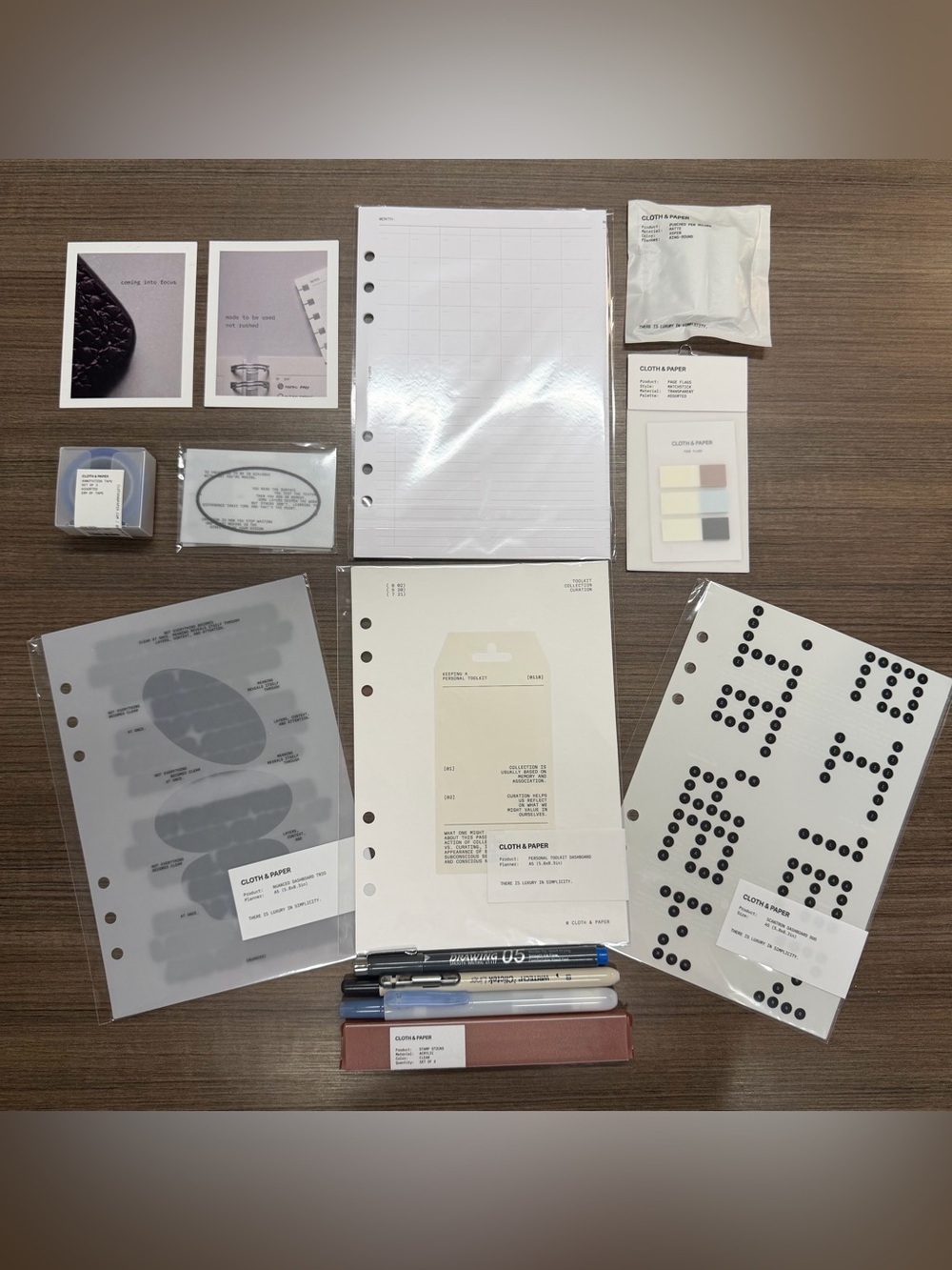 Cloth & Paper intention box A5 bundle